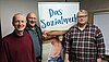 – Der Vorstand des Sozialwerks (v.l.) Vorsitzender Jens Bayer-Gimm, stellvertr. Vorsitzender Dr. Michael Sommer und geschäftsführender Schatzmeister Klaus Bente